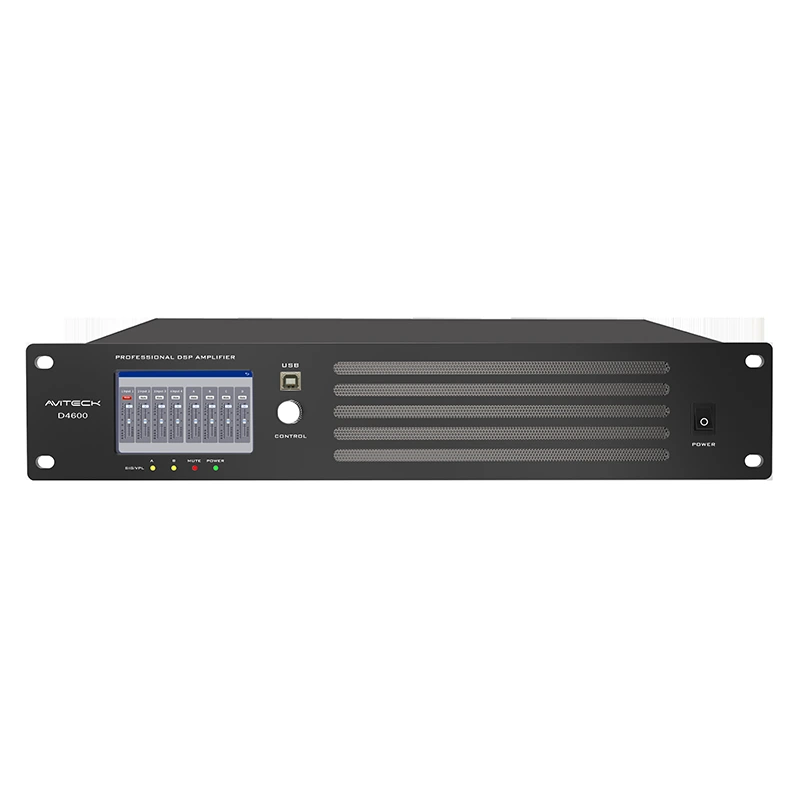 4CH 600W Dante DSP amplificador